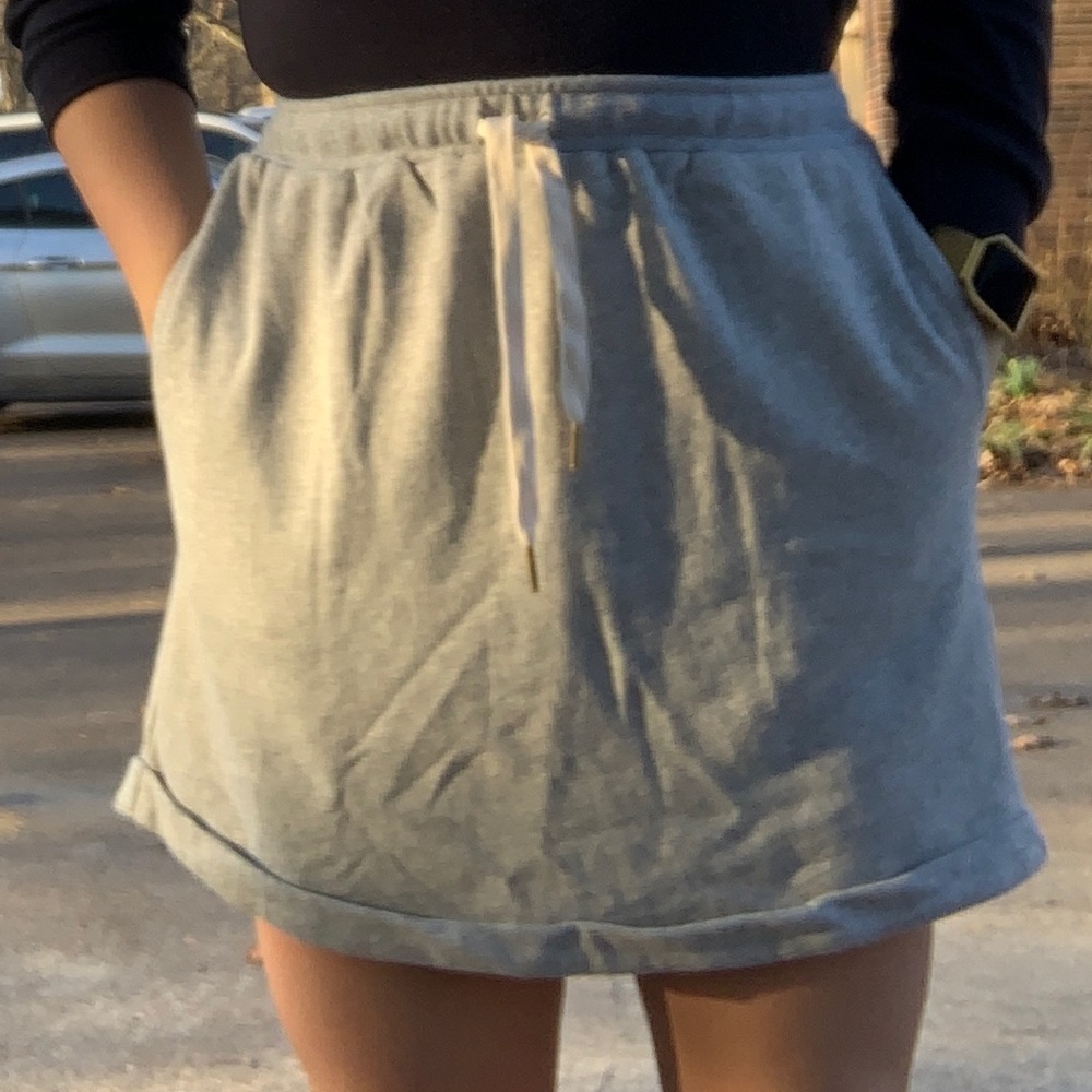 Umgee Sweatshirt Skirt